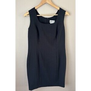 Apart Impressions Black Sheath Dress Size 8 NWT Sleeveless Classic Cocktail